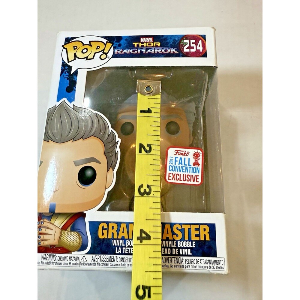 Funko Pop Grandmaster 254‎ Thor Ragnarok 2017 Fall Convention Exclusive New - Picture 8 of 12